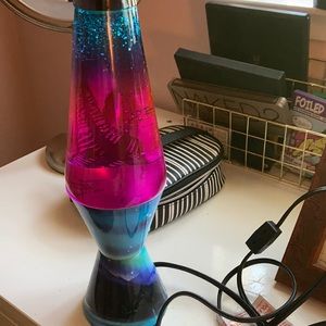 Sparkle lava lamp pink and blue